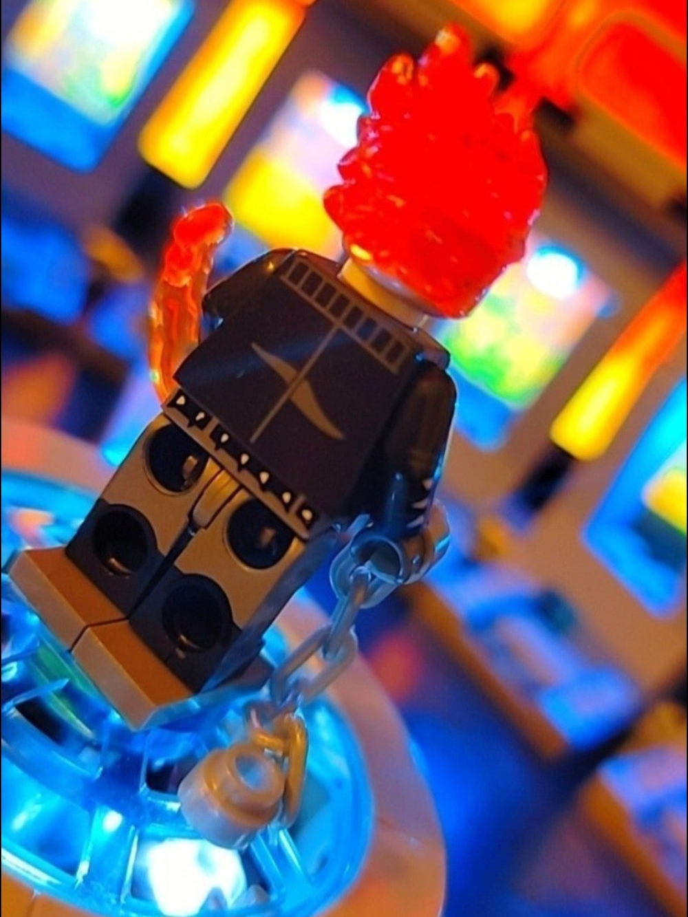 Ghost Rider Minifigure Lego Compatible - Picture 3 of 5